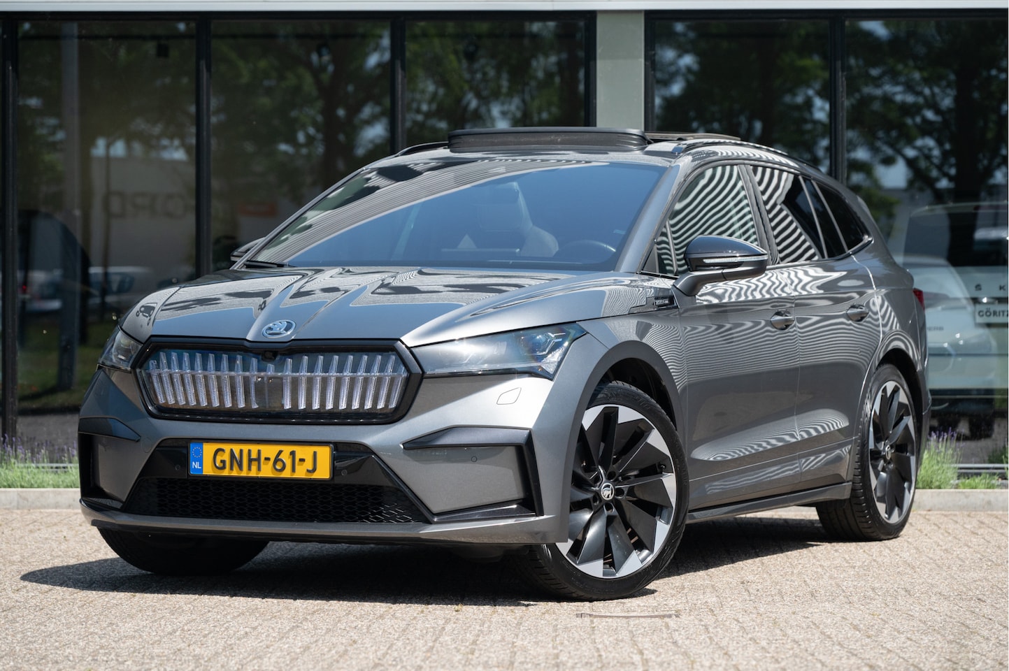 Skoda Enyaq iV - 60 Sportline | Pano | Canton | 21" | HUD | ACC | Crystal grill - AutoWereld.nl