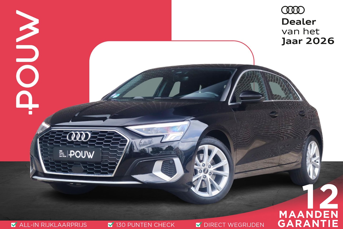 Audi A3 Sportback - 30 TFSI 110pk S-tronic Business Edition | Sportstoelen | Full LED | Cruise Control | Smart - AutoWereld.nl
