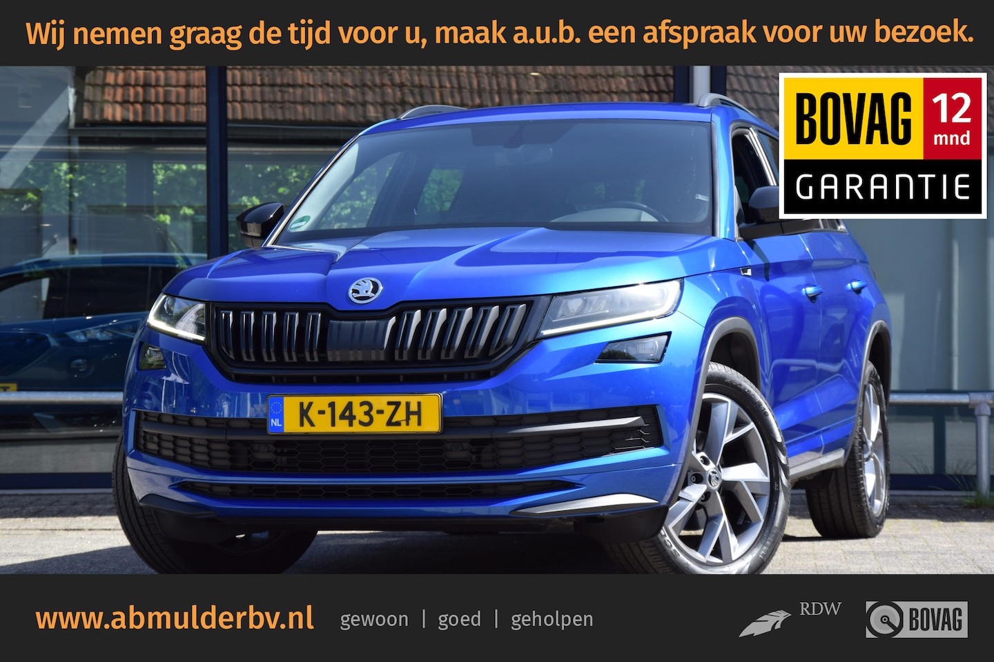 Skoda Kodiaq - 1.5 TSI 150PK Sportline Business DSG Automaat | Org. NL | BOVAG Garantie | Unieke KM-stand - AutoWereld.nl