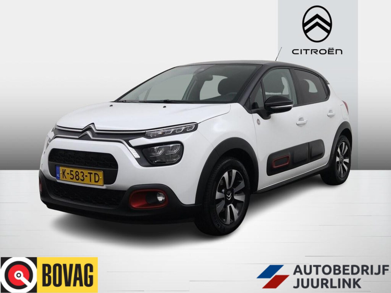 Citroën C3 - 1.2T 110pk C-Series Nav/Lmv/Led/Trekhaak/ Carplay/Cruise/El.Pakket - AutoWereld.nl
