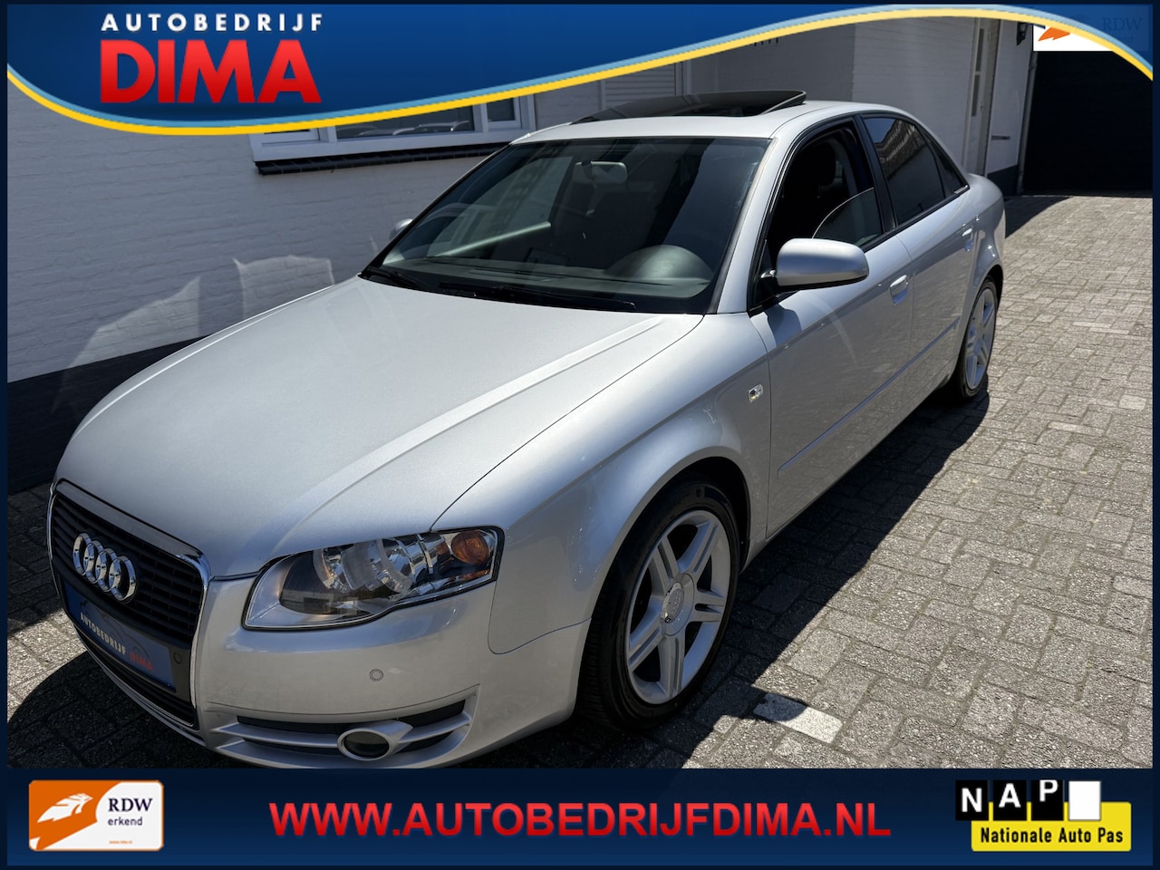 Audi A4 Limousine - 2.0 Pro Line S Line Automaat/ Schuifdak/ ECC/ PDC/ Stoelverwarming - AutoWereld.nl