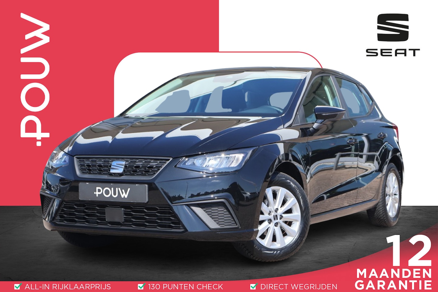 SEAT Ibiza - 1.0 EcoTSI 95pk Style | Apple Carplay | PDC | Cruise Control - AutoWereld.nl