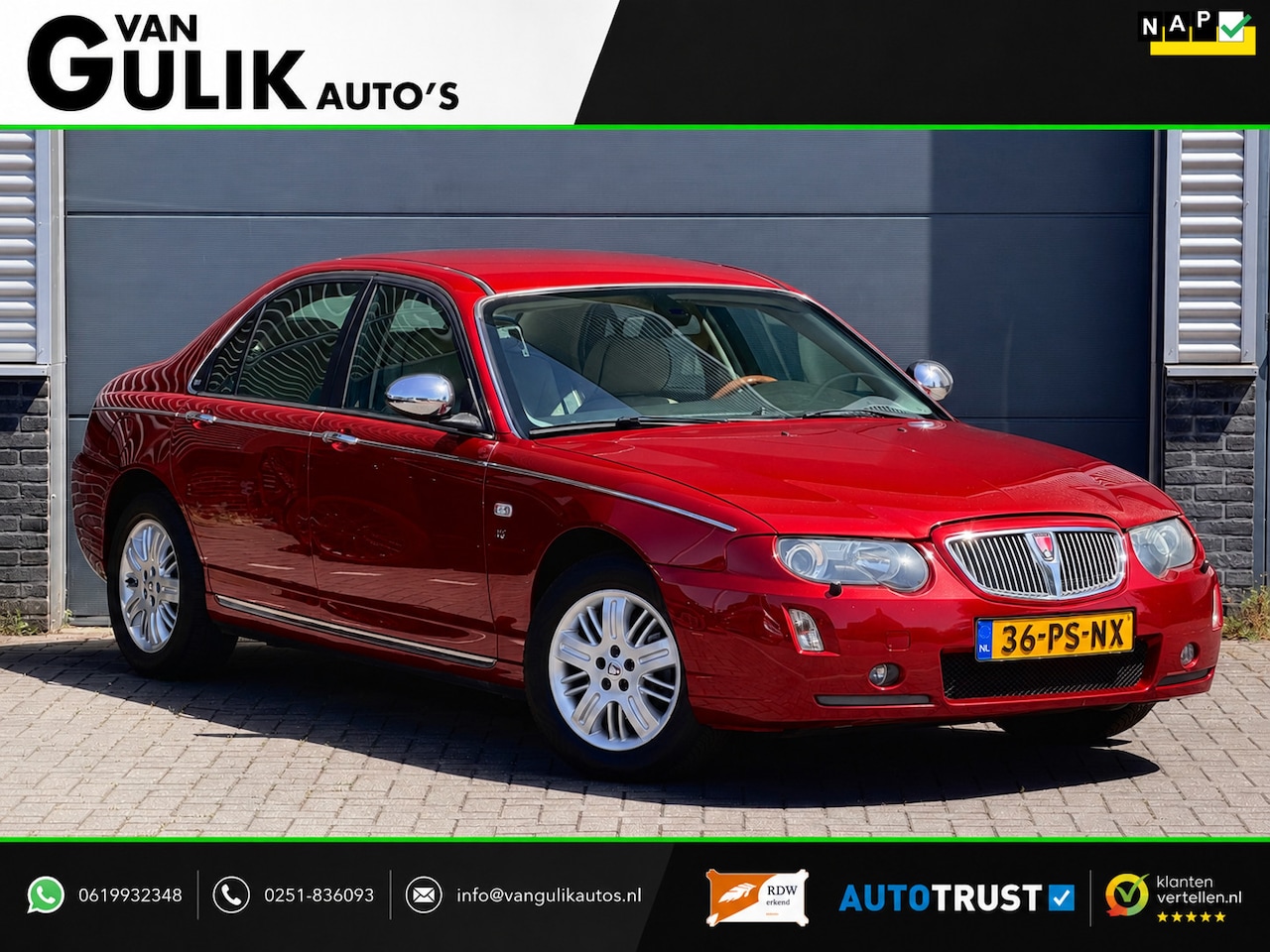Rover 75 - 2.5 V6 Sterling | Automaat | Cruise control | Trekhaak | Airco | Memory | - AutoWereld.nl