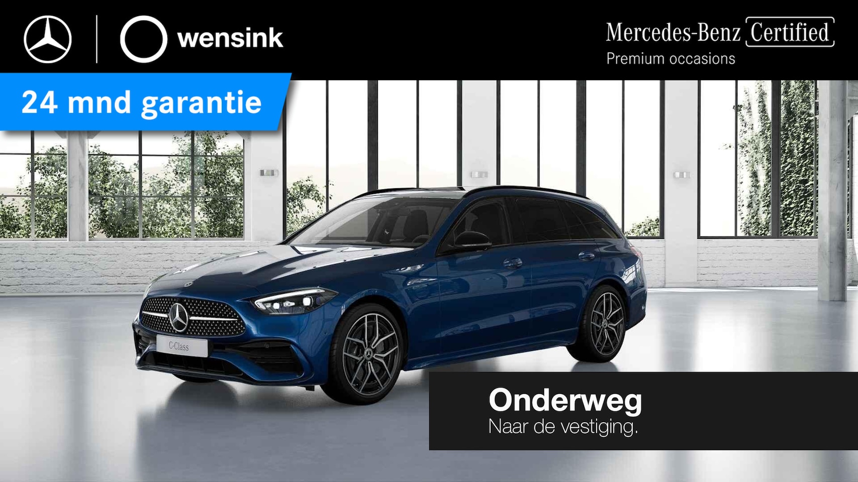 Mercedes-Benz C-klasse Estate - 180 Star Edition AMG Line | Night | Digital Light | Panoramadak | Memory | 360 camera | Ri - AutoWereld.nl