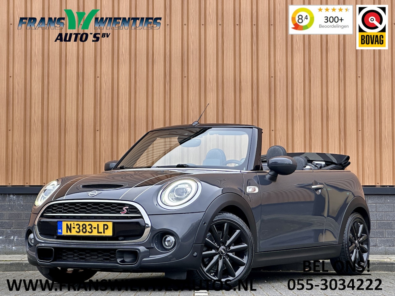 MINI Cabrio - Mini 2.0 Cooper S Night Jack Edition | 192 PK | Achteruitrijcamera | Adaptieve Cruise Cont - AutoWereld.nl