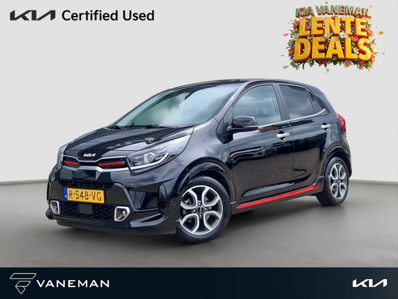 Kia Picanto - 1.0 DPi GT-Line | Climate | Leder | Cruise | Camera | Apple Carplay / Android Auto | - AutoWereld.nl