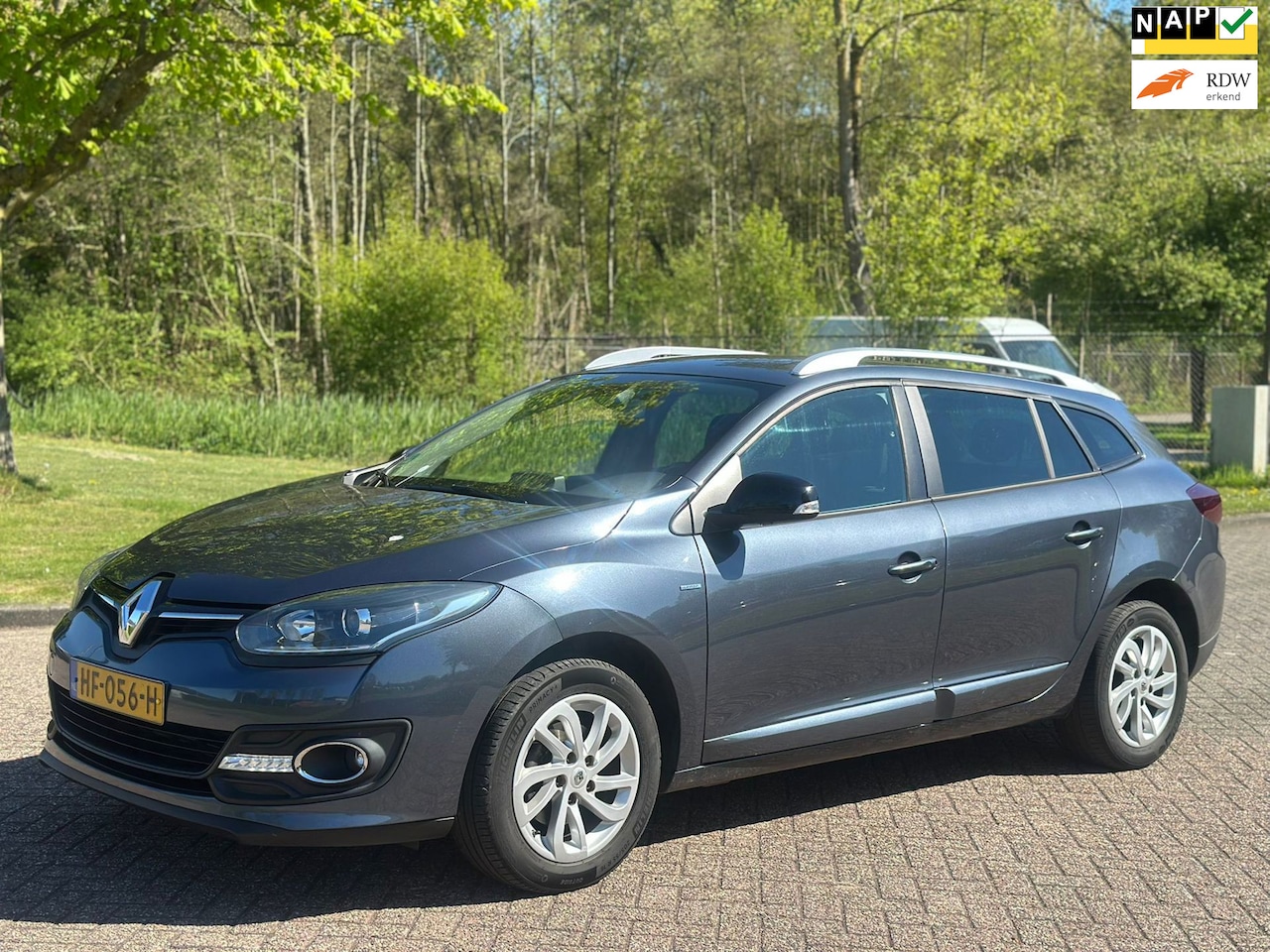 Renault Mégane Estate - 1.2 TCe Limited/AIRCO/CRUISE/NAVI/PARKEERSENS ACHTER/TREKHAAK - AutoWereld.nl