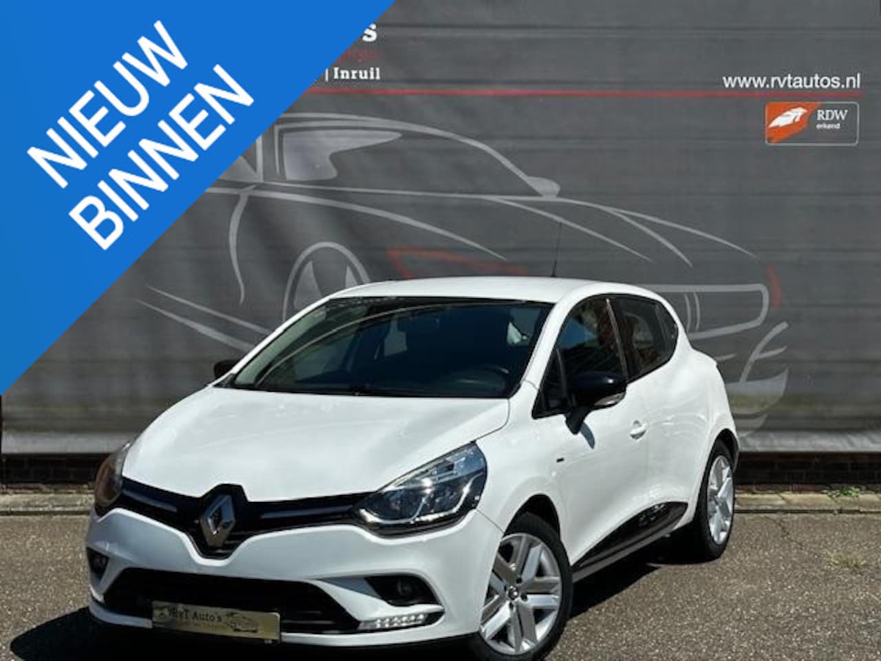 Renault Clio - 1.2 16 v Limited Airco,LED,Cruisecontrol,Bleutooth,Garantie - AutoWereld.nl
