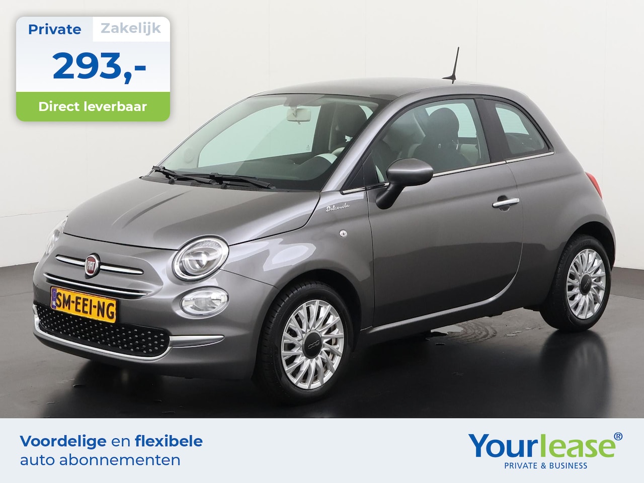 Fiat 500 - 1.0 Hybrid Dolcevita | All-in 293,- Private Lease | Direct uit voorraad - AutoWereld.nl