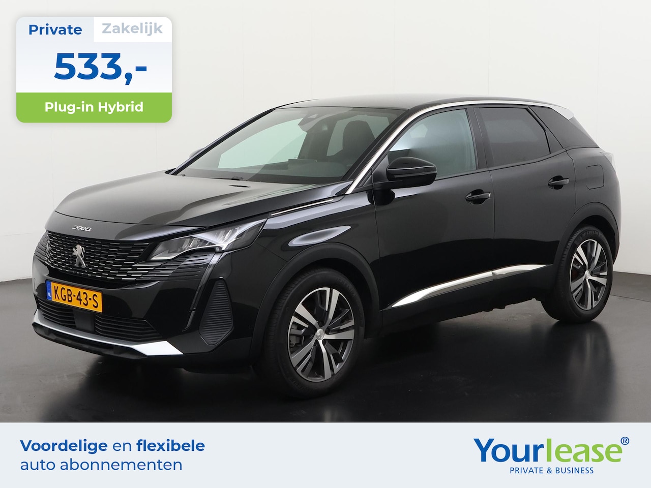 Peugeot 3008 - 1.6 HYbrid 225 Allure Pack PHEV | All-in 533,- Private Lease | Direct uit voorraad - AutoWereld.nl