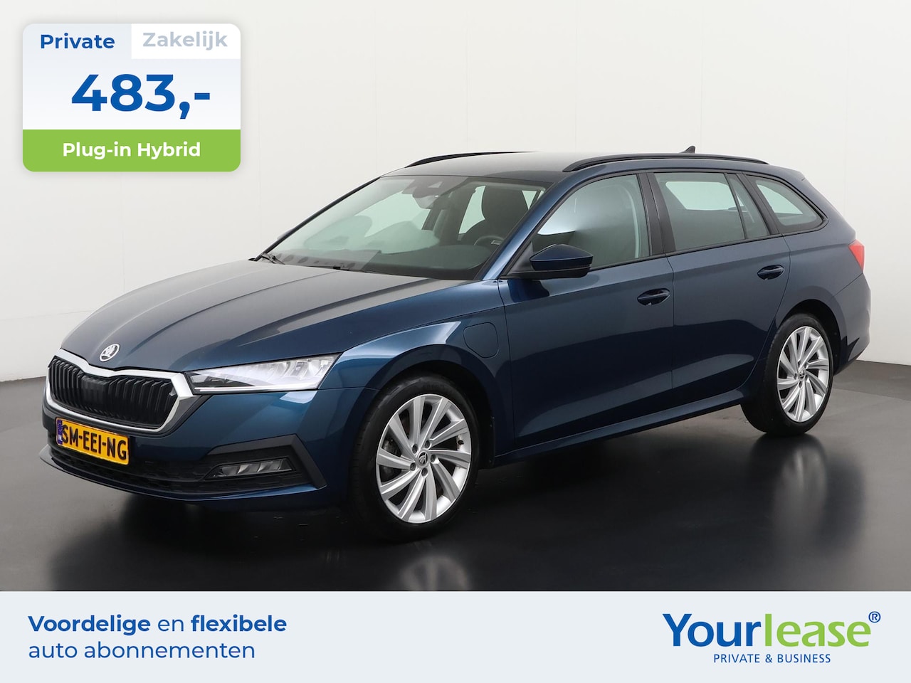 Skoda Octavia Combi - 1.4 TSI iV PHEV Ambition | All-in 483,- Private Lease | Direct uit voorraad - AutoWereld.nl