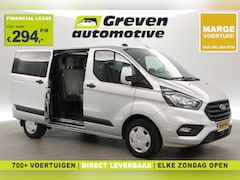 Ford Transit Custom - 2.0 TDCI | MARGE | DC | 6-Zits | Airco | Cruise | Carplay | Navi | Trekhaak | Parkeersens
