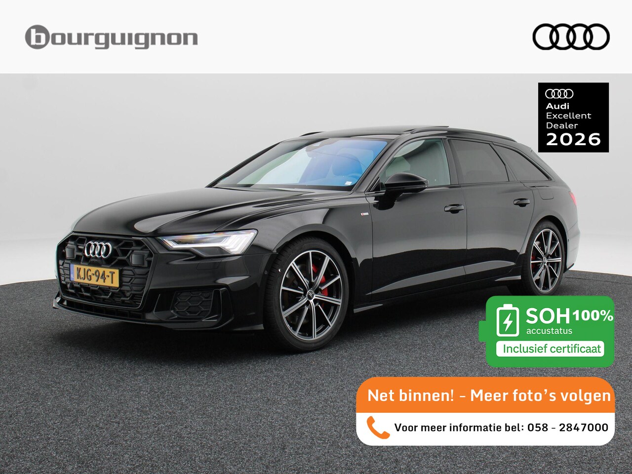 Audi A6 Avant - 55 TFSi e 367 Pk quattro S-Line Competition | Panorama dak | Stoelverwarming | Camera | Ca - AutoWereld.nl