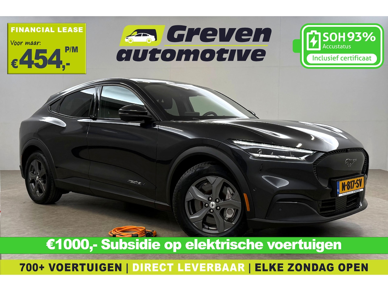 Ford Mustang Mach-E - Extended RWD 98 kWh | Snelladen | SOH 93% | Virtual | Memory | 360° | B&O | Carplay | Adap - AutoWereld.nl