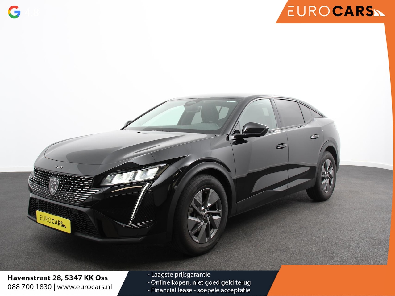 Peugeot 408 - 1.2 Hybrid 145 e-DCS6 Allure Automaat Navigatie Apple Carplay/Android Auto Camera Parkeers - AutoWereld.nl