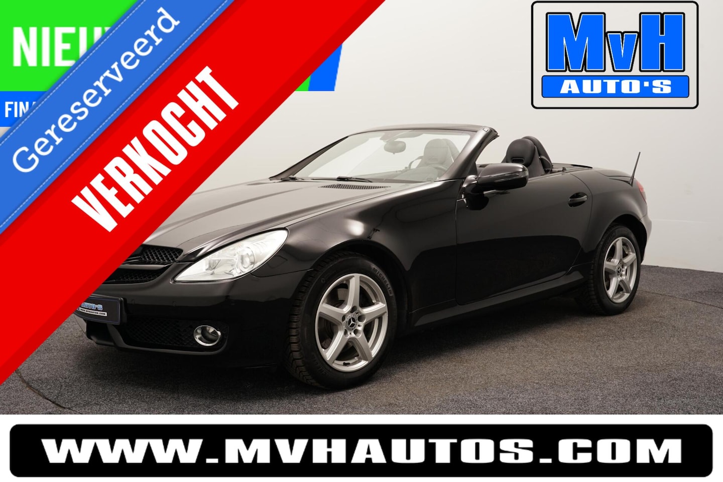 Mercedes-Benz SLK-klasse - 200 K. Prestige Plus|NEK/STOELVERW|LEER - AutoWereld.nl