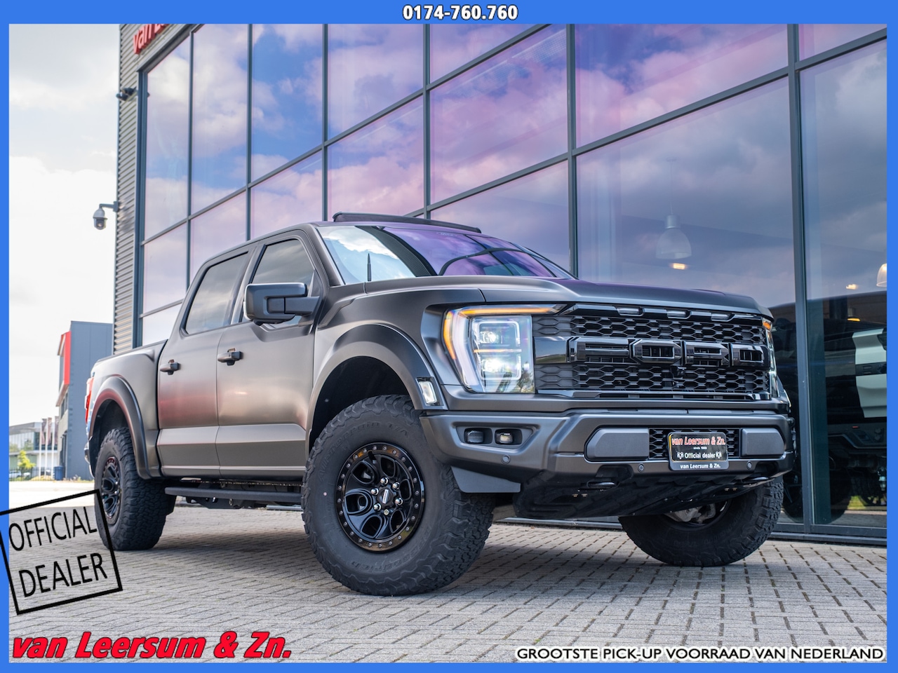 Ford F150 - USA 3.5 V6 Ecoboost SuperCrew Raptor | Matzwarte wrap | Pano | B&O | 360 camera - AutoWereld.nl