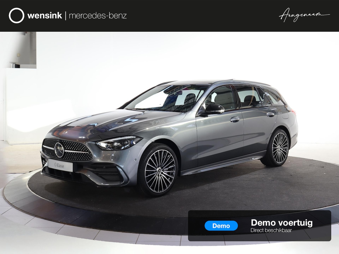 Mercedes-Benz C-klasse Estate - 300e Business Solution AMG | Panoramaschuifdak | Burmester | Rijassistentiepakket | DIGITA - AutoWereld.nl