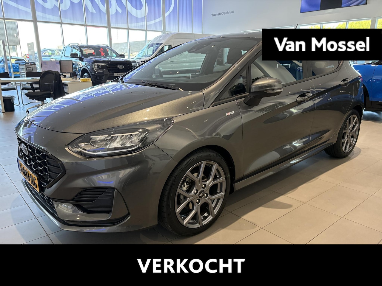 Ford Fiesta - 1.0 EcoBoost Hybrid ST-Line | WINTER PAKKET | CRUISE CONTROL | NAVIGATIE | PARKEERSENSOREN - AutoWereld.nl