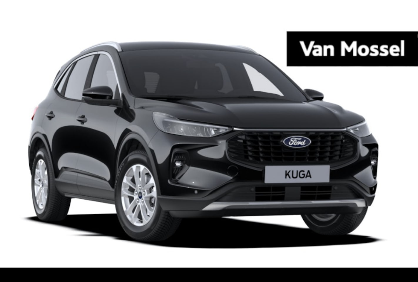 Ford Kuga - 2.5 PHEV Titanium | 2100KG TREKGEWICHT | €4000,- FORD VOORDEEL | 243 PK! | AGATE BLACK | - AutoWereld.nl