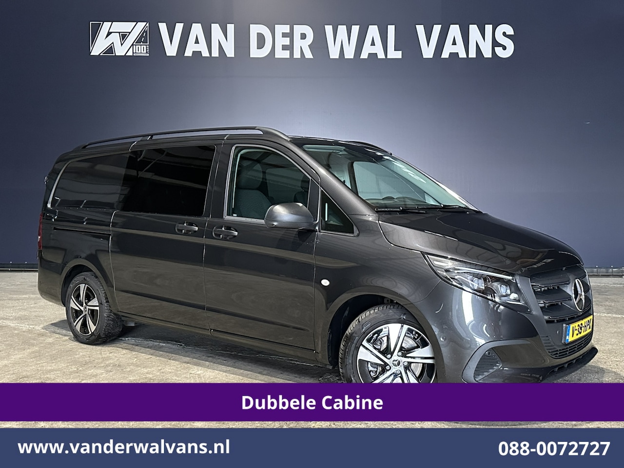 Mercedes-Benz Vito - 116 CDI 164pk 9G-Tronic Automaat L2H1 Dubbele Cabine Fabrieksgarantie Euro6 Airco | 2x zij - AutoWereld.nl