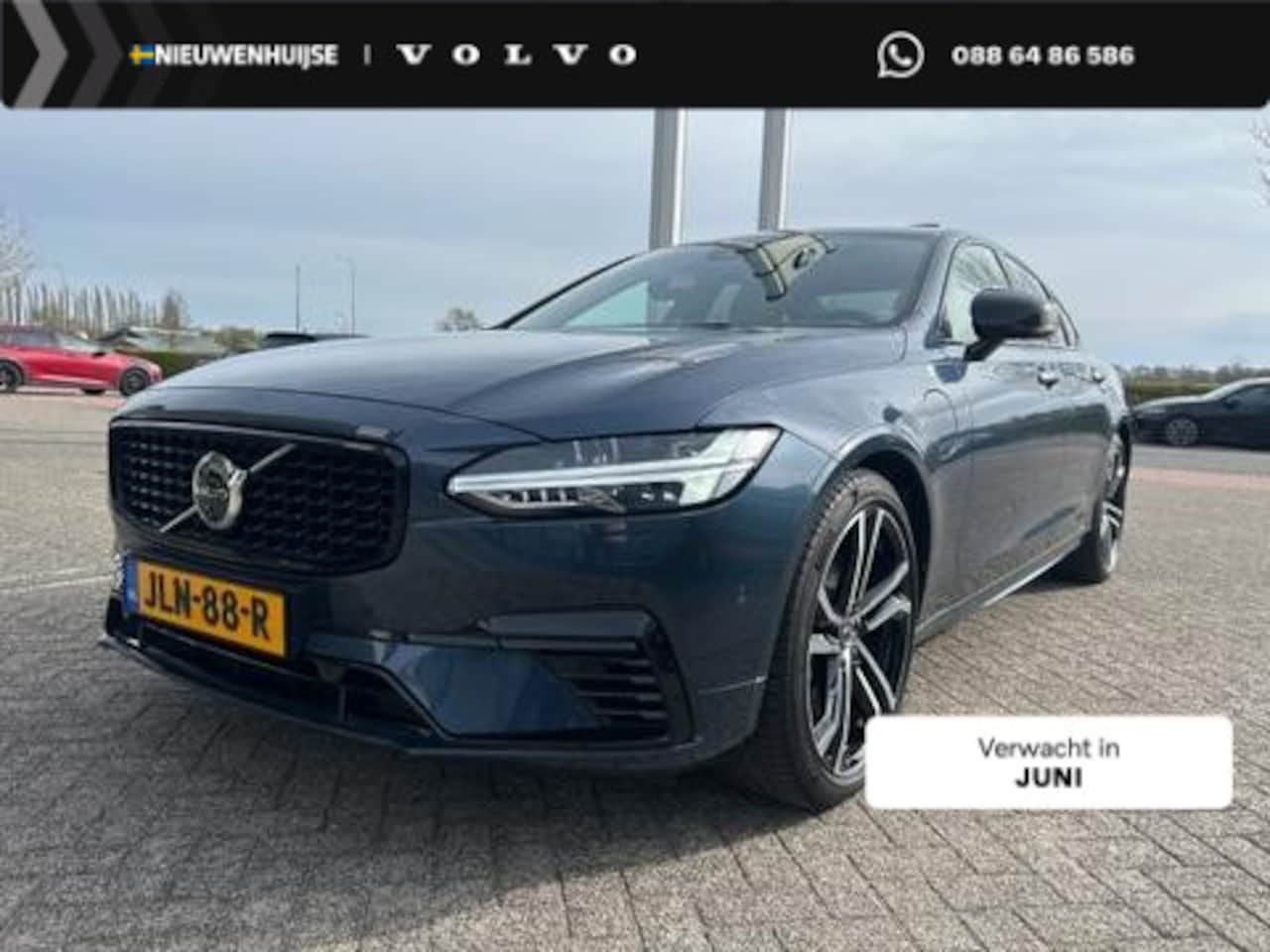 Volvo S90 - 2.0 T8 AWD Ultimate Dark | Bowers & Wilkins | Luchtvering | Gelamineerde zijruiten | 360° - AutoWereld.nl
