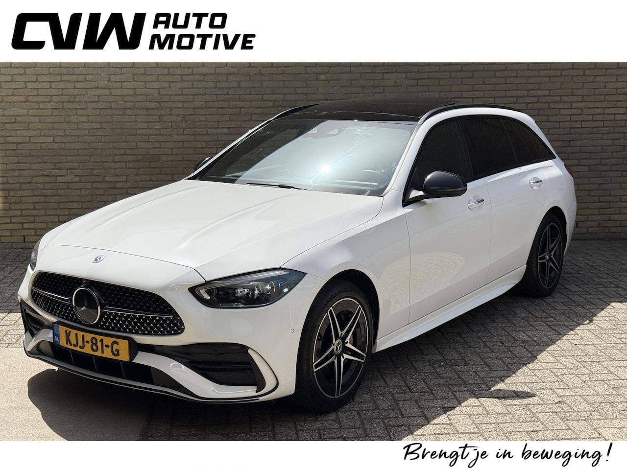 Mercedes-Benz C-klasse - 300 e AMG Line 313pk | Panoramadak | Leder | Trekhaak wegklapbaar | 360 camera | Laser LED - AutoWereld.nl
