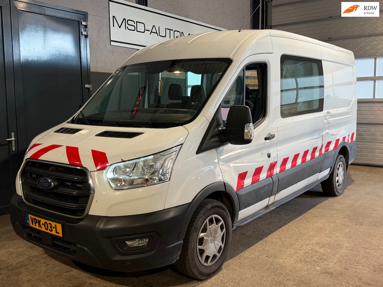 Ford Transit - 330 2.0 TDCI L3H2 DC Trend 2e Eigenaar BTW NAP - AutoWereld.nl