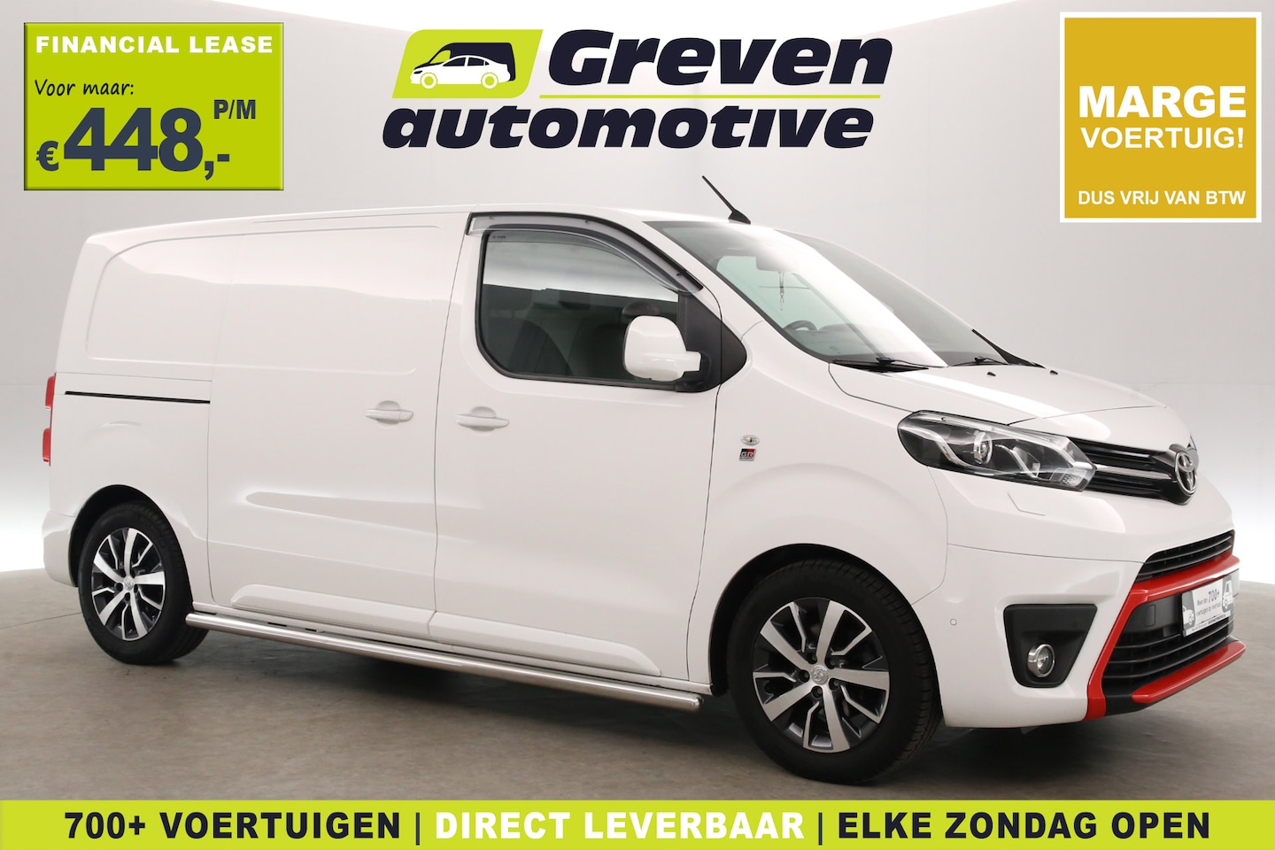 Toyota ProAce - 2.0D L2H1 GR Sport 180PK | Marge | Clima | Adap. Cruise | Camera | HuD | Carplay | 2xSchui - AutoWereld.nl
