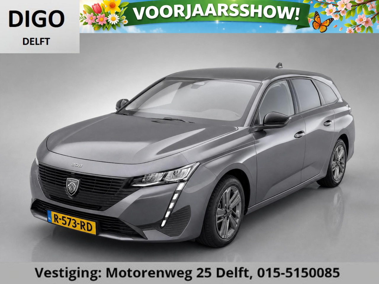 Peugeot 308 SW - 1.2 BUSINESS 130 PK NAVI 1e EIG. GARANTIE 10-2032* SLECHTS 27.000 KM. NL AUTO! PDC. APPLE - AutoWereld.nl