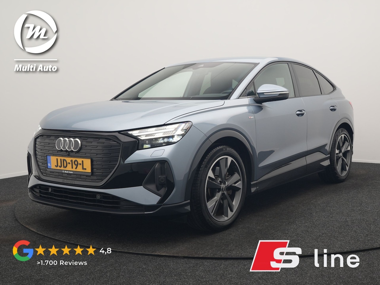 Audi Q4 e-tron - 40 S Line 77 kWh 204pk | Adaptive Cruise | Valcona Lederen Sportstoelen Verwarmd | 20"L.M - AutoWereld.nl