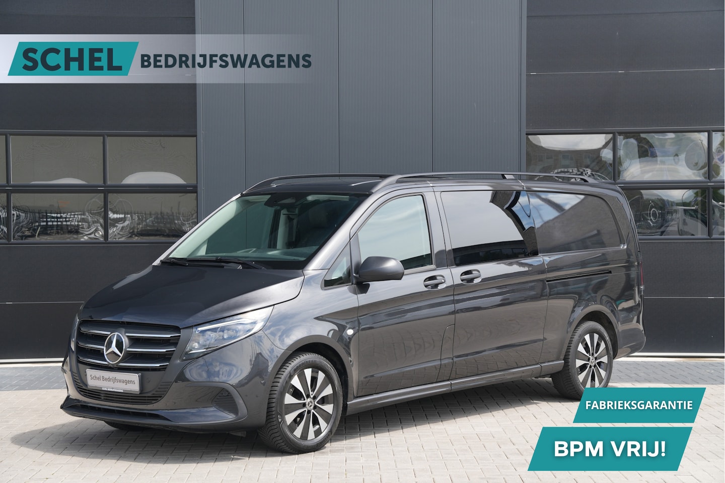 Mercedes-Benz Vito - 119 CDI L3 Pro DC 190pk - 2x Schuif - Trekhaak - Stoelverwarming - Multibeam LED - Camera - AutoWereld.nl