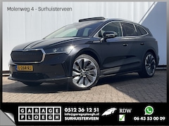 Skoda Enyaq iV - 80 Soh 91% Carplay Pano.dak Trekhaak Adap.Cruise HUD Stoelverw+Ventilatie Leer BOMVOL