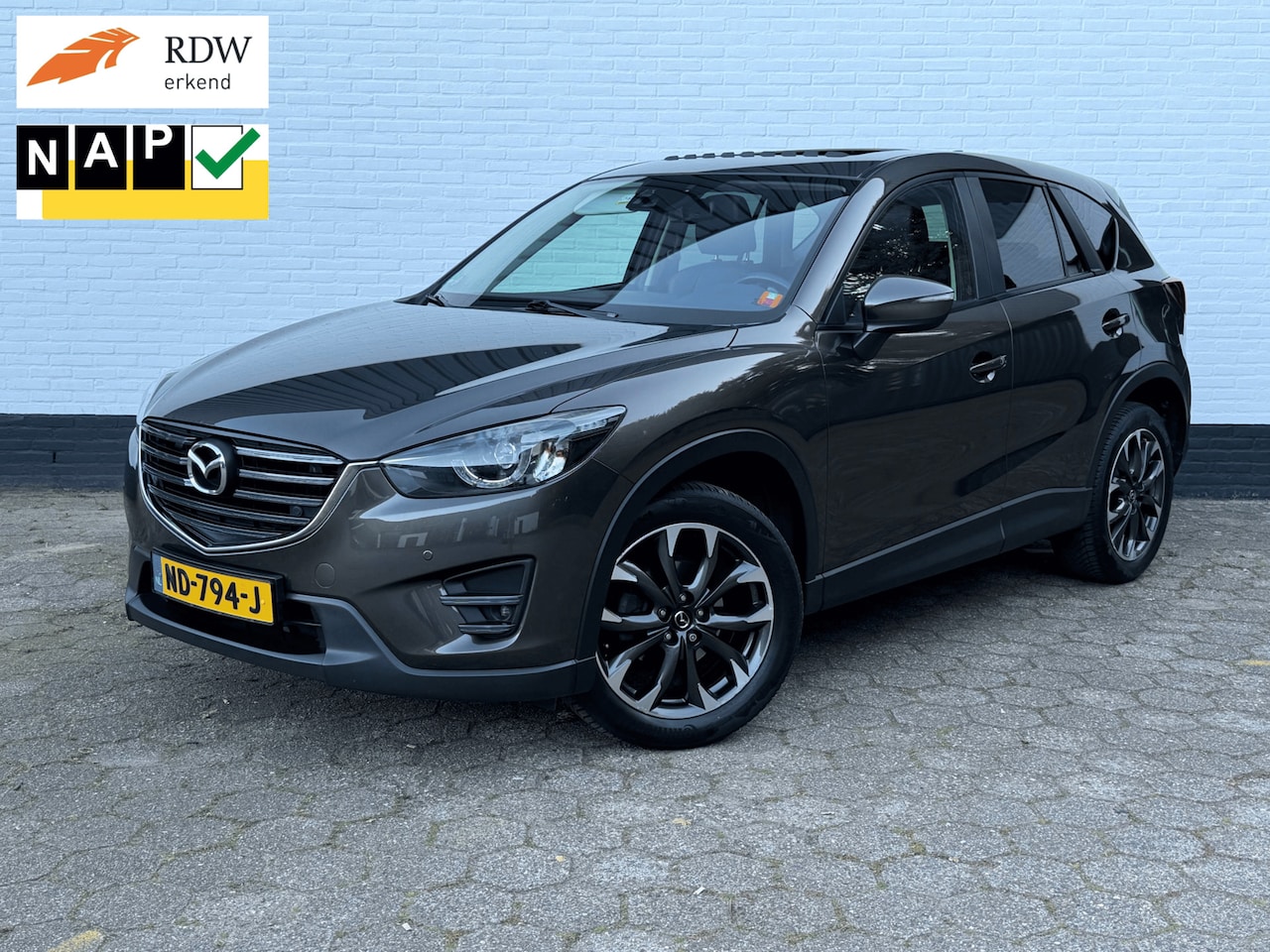 Mazda CX-5 - 2.0 SkyActiv-G 160 GT-M LEDER l SCHUIFDAK l TREKHAAK! - AutoWereld.nl