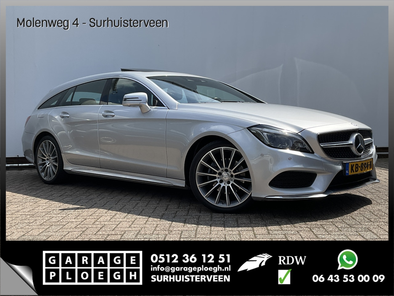 Mercedes-Benz CLS-klasse Shooting Brake - 220 d AMG Sport Pano Leer 360-Cam Stoelverw Elek.Klep Uitstraling! - AutoWereld.nl