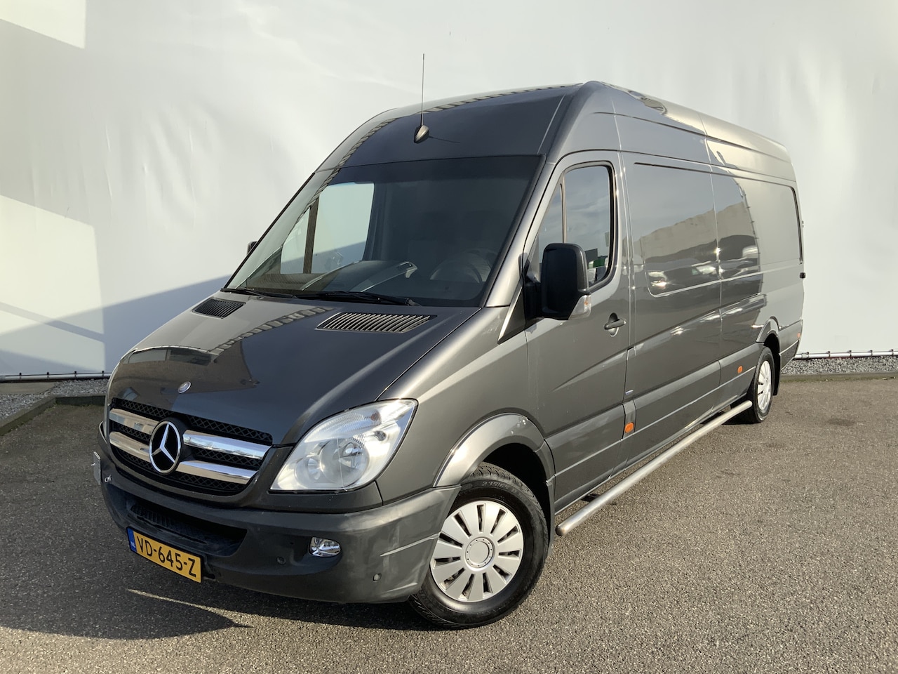 Mercedes-Benz Sprinter - 316 2.2 CDI 432L Maxi Automaat Koelauto Airco Cruise 3 Zits Opstap Side Bar Euro 5 - AutoWereld.nl
