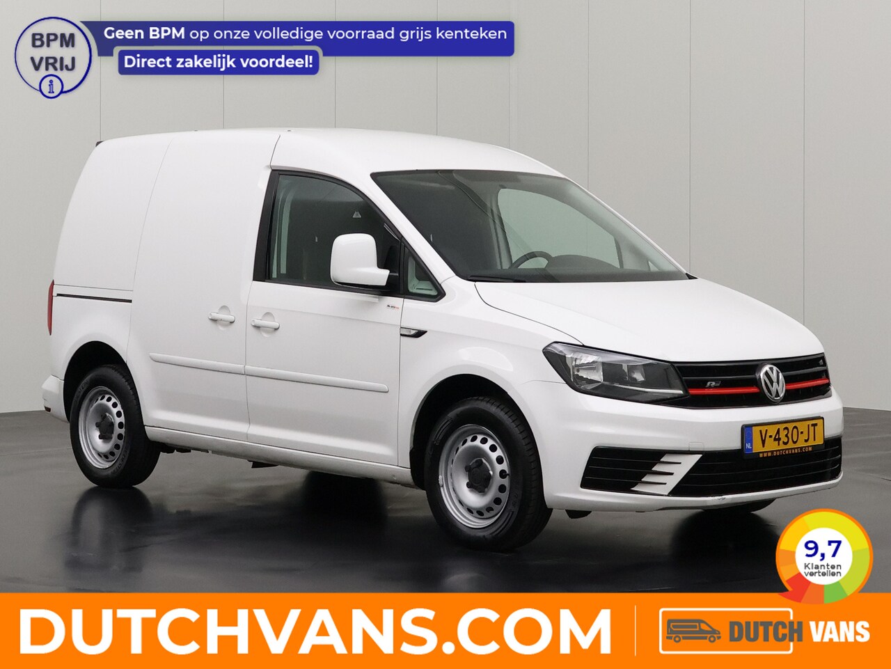 Volkswagen Caddy - 2.0TDI BMT Leder | Multimedia | Airco | Trekhaak | Achterspoiler - AutoWereld.nl