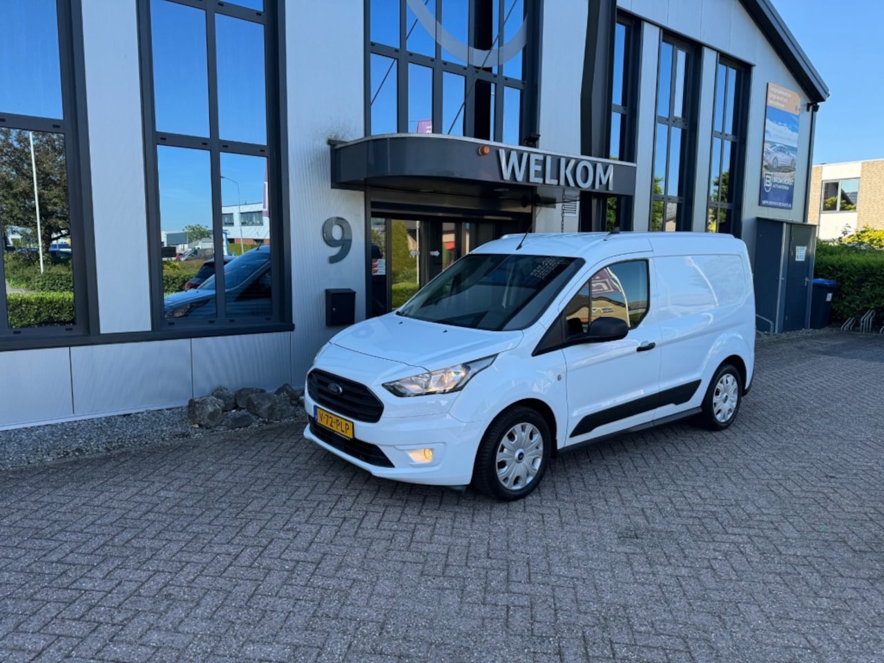 Ford Transit Connect - 1.5 TDCi Airco, 3-pers, verwarmde voorruit, navi, camera, Schuifdeur, - AutoWereld.nl