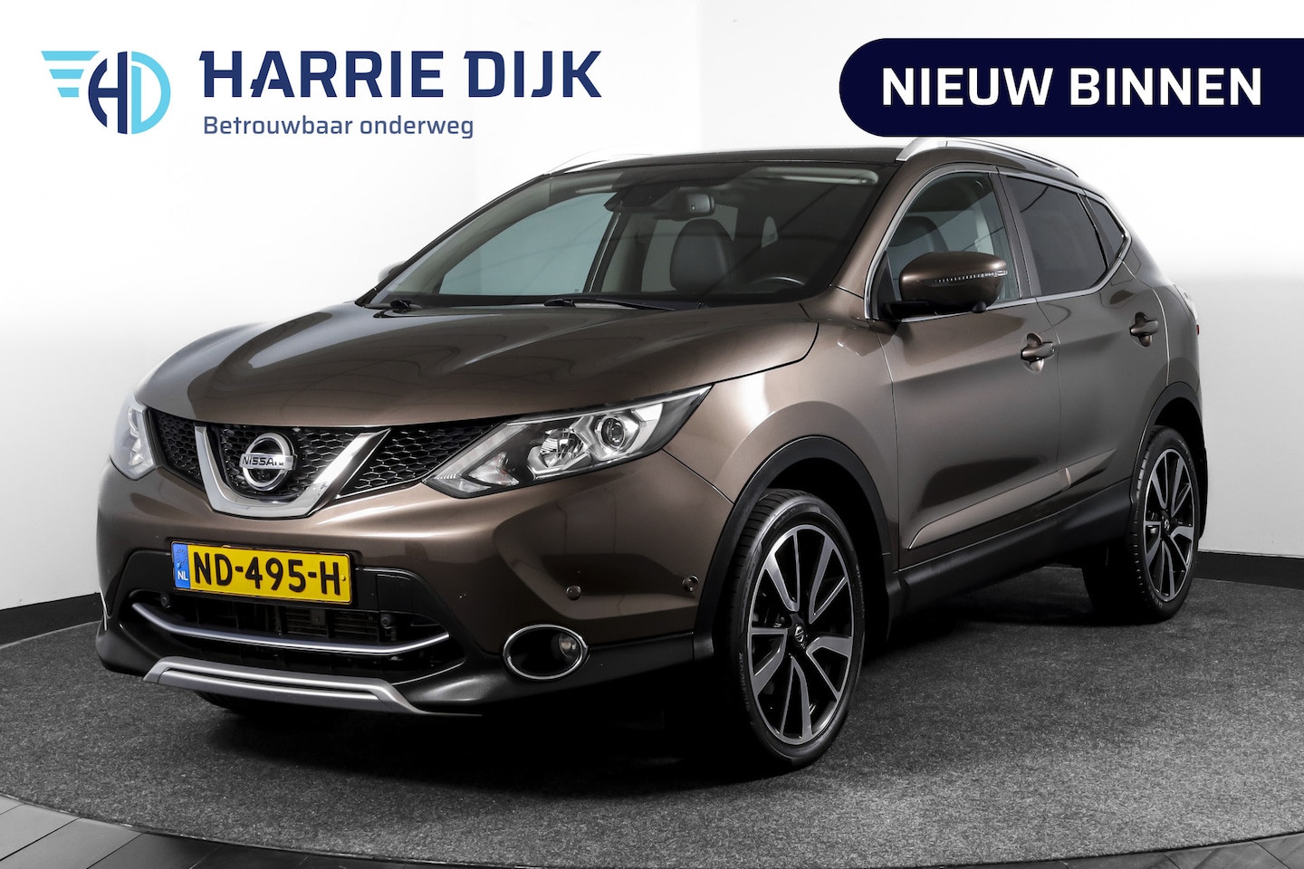 Nissan Qashqai - 1.2 116 PK Tekna - Automaat Orig. NL | Panodak | Cruise | Stoel-+Voorruitverw. | PDC | 360 - AutoWereld.nl