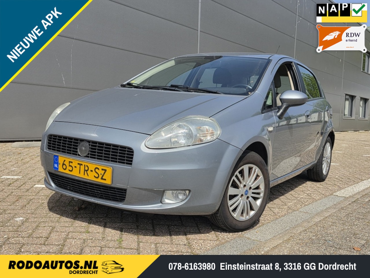 Fiat Grande Punto - 1.4 Ed. Blue & Me 5Drs Airco Nw APK ✅ - AutoWereld.nl