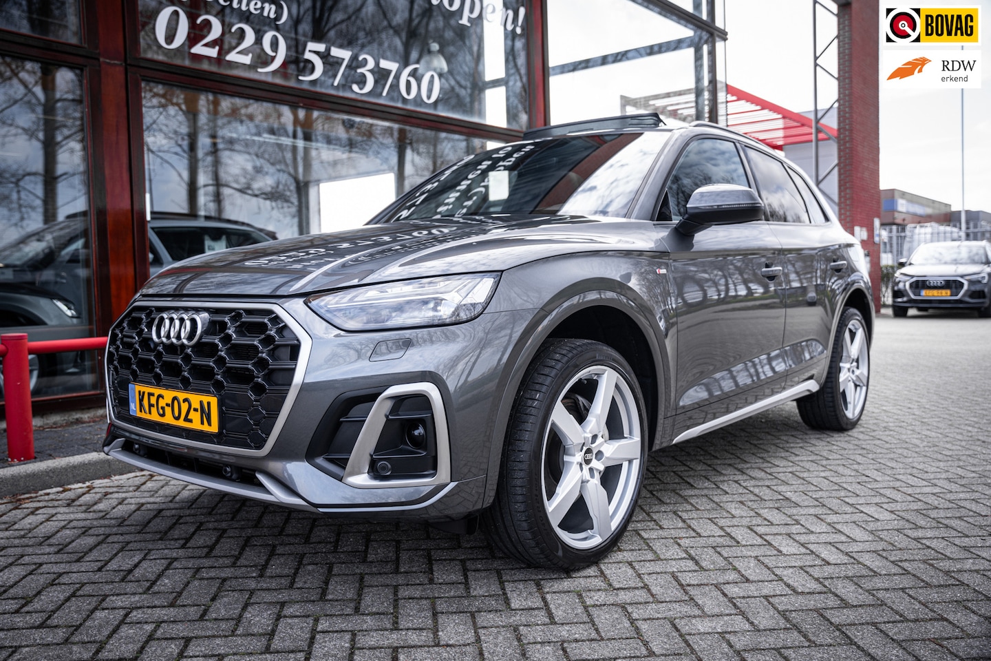 Audi Q5 - 55 TFSI Hybrid quattro Competition S-line | Panoramadak | Leder | LED | Stoelverwarming | - AutoWereld.nl