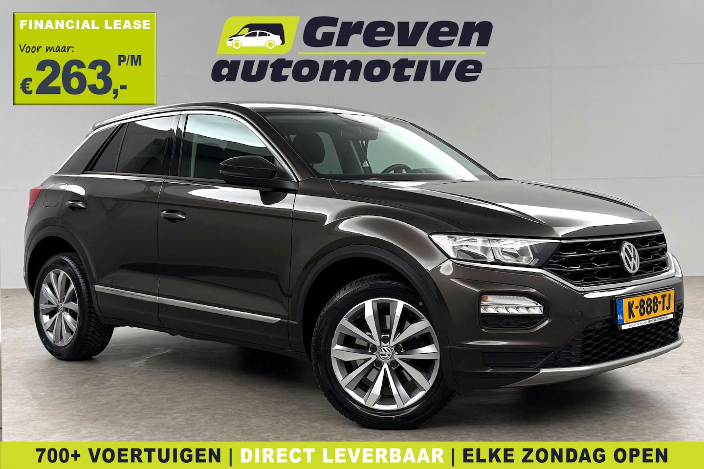 Volkswagen T-Roc - 1.0 TSI Sport | Clima | LED | Parkeersensoren | Stoelverwarming | 17"LMV - AutoWereld.nl