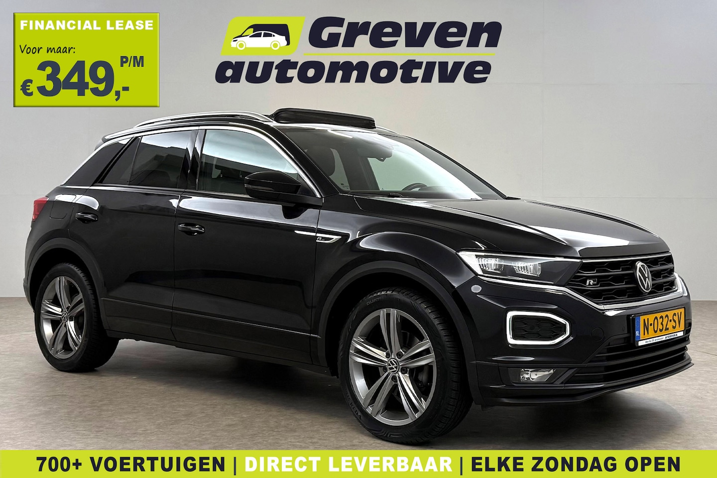 Volkswagen T-Roc - 1.5 TSI R-Line | Pano | Sfeer | Virtual | Trekhaak | Carplay | Adap. Cruise | Navi | NAP - AutoWereld.nl