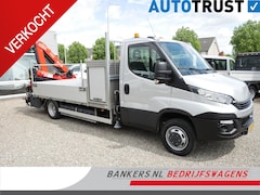 Iveco Daily - 50C15 3.0 150PK, Airco, Open laadbak, Dubbel lucht, Fassi F50 laadkraan, Rijbewijs C1
