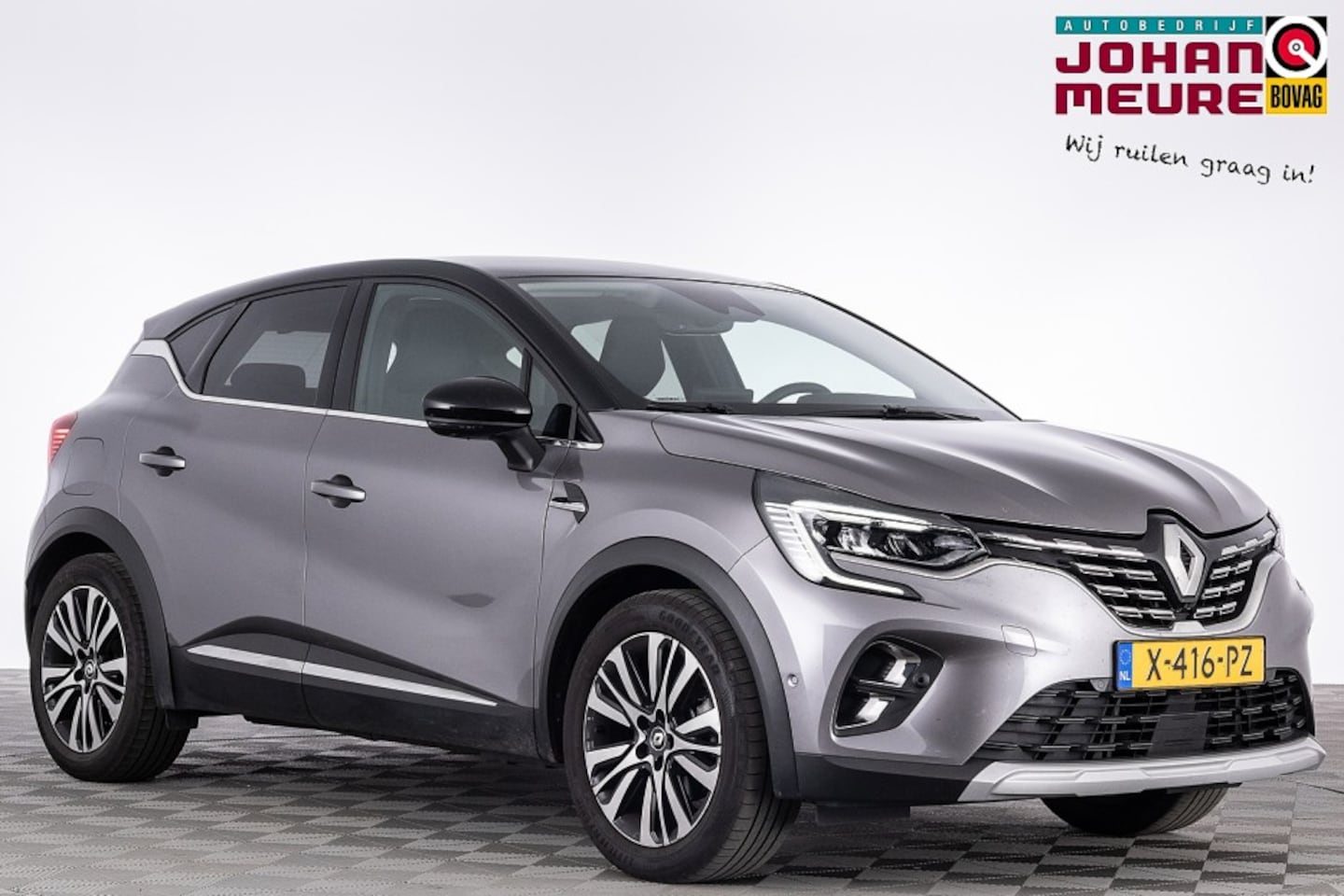 Renault Captur - 1.6 E-Tech full hybrid 145 iconic | LEDER | Trekhaak ✅ 1e Eigenaar . - AutoWereld.nl