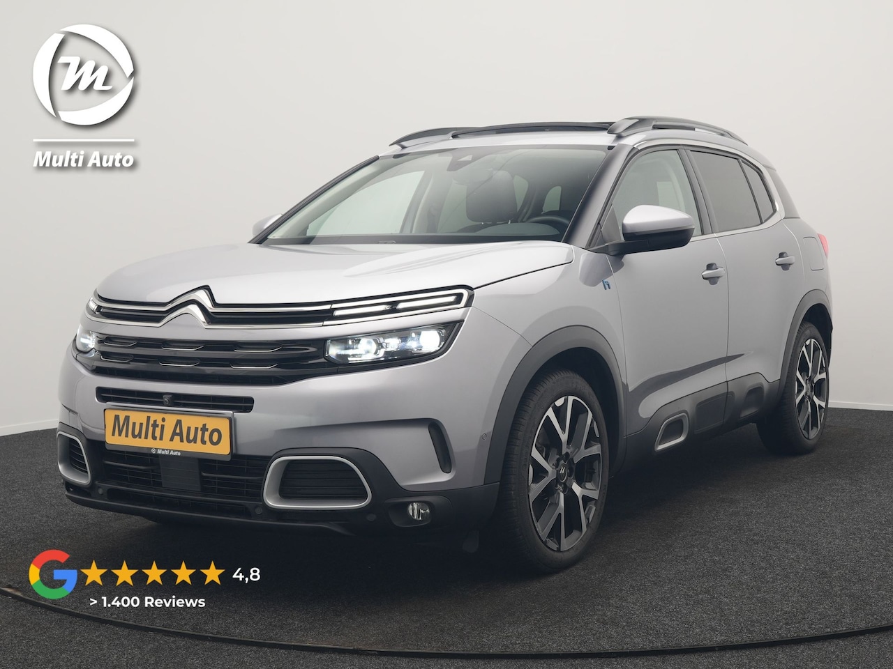 Citroën C5 Aircross - 1.6 Shine PHEV 225pk Dealer O.H PHEV | Panodak | 360 Camera | Adaptive Cruise | Lederen Co - AutoWereld.nl