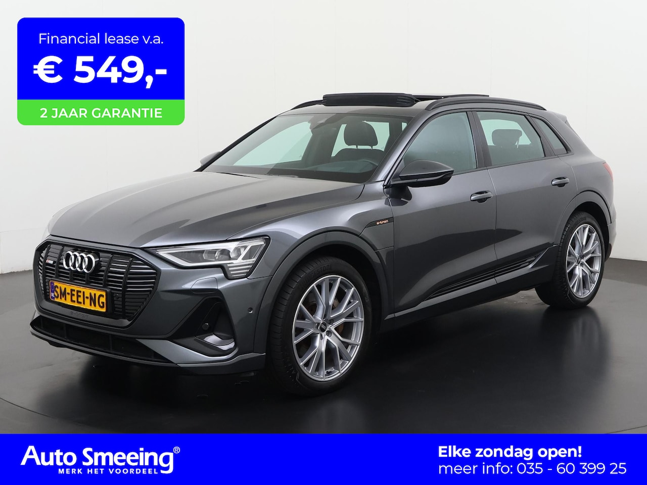 Audi e-tron - 55 quattro S edition 95 kWh | Panoramadak | Trekhaak | S-Line | Zondag Open! - AutoWereld.nl