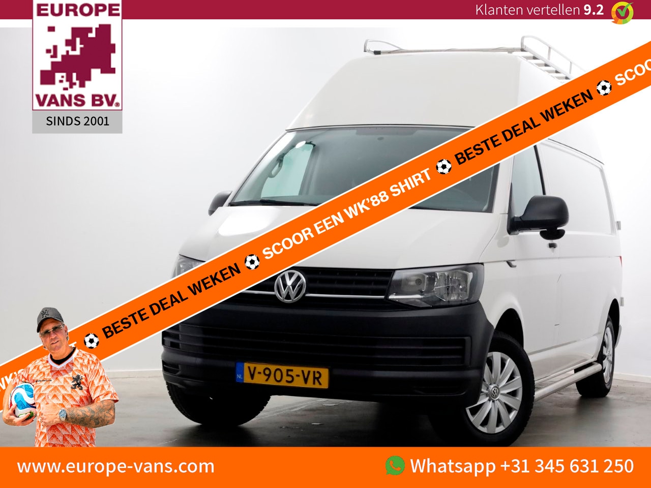 Volkswagen Transporter - 2.0 TSI 150pk Benzine L2H3 Airco/Camera/Camper? BPM-VRIJ 03-2019 - AutoWereld.nl