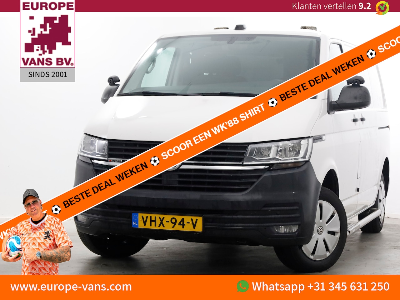 Volkswagen Transporter - T6.1 2.0 TDI 150pk L1H1 4Motion 4x4+Sperdiff. Achterklep/2x Schuifdeur 05-2021 - AutoWereld.nl