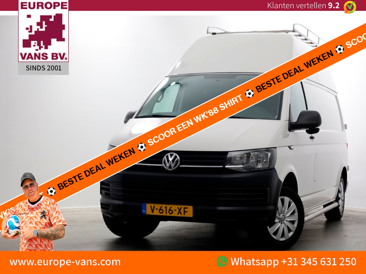 Volkswagen Transporter - 2.0 TSI 150pk Benzine L2H3 Airco/Camera/Camper? BPM-VRIJ 03-2019 - AutoWereld.nl